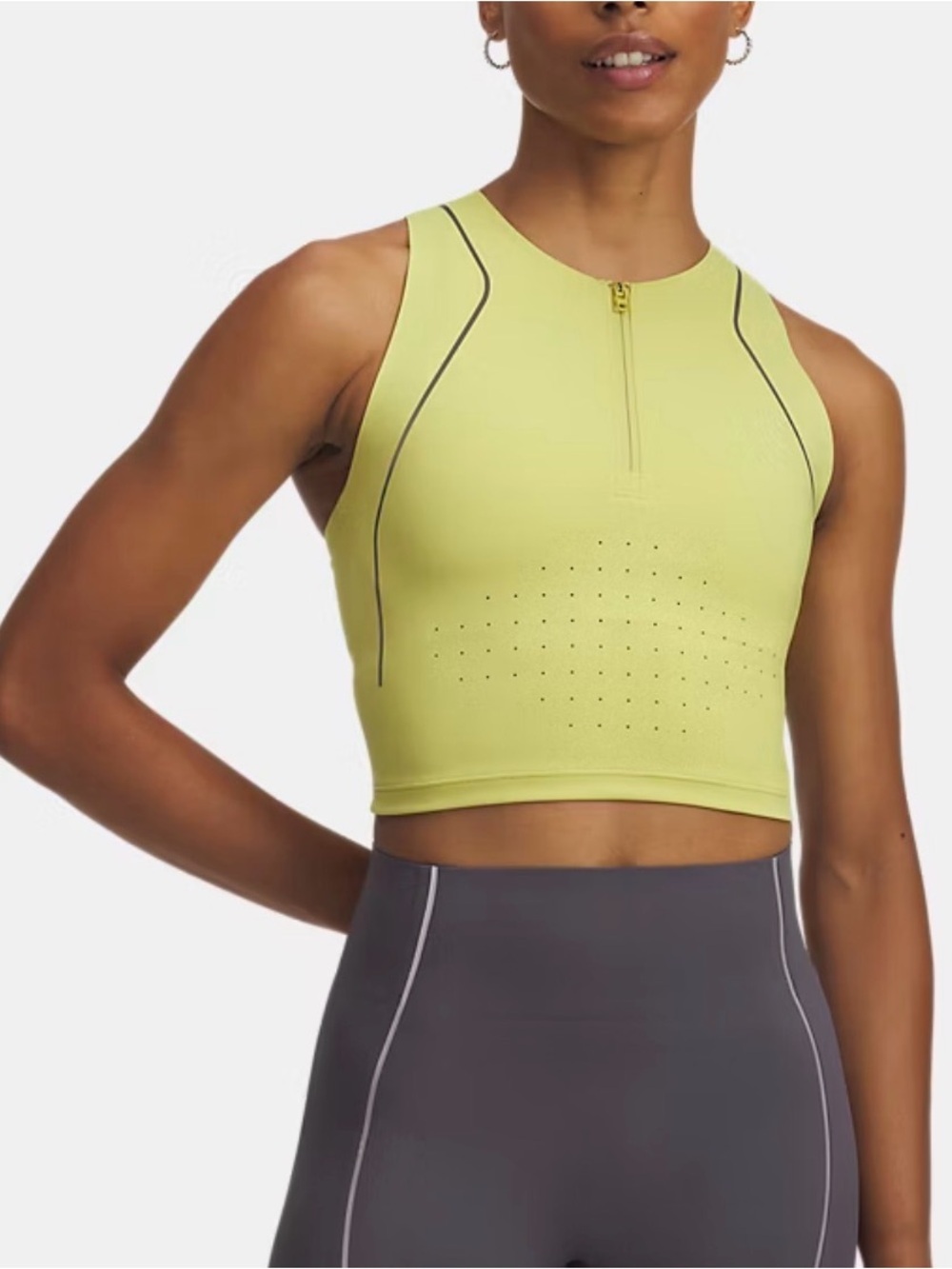 Under Armour UA Halo Run Tank Green XS NWT
